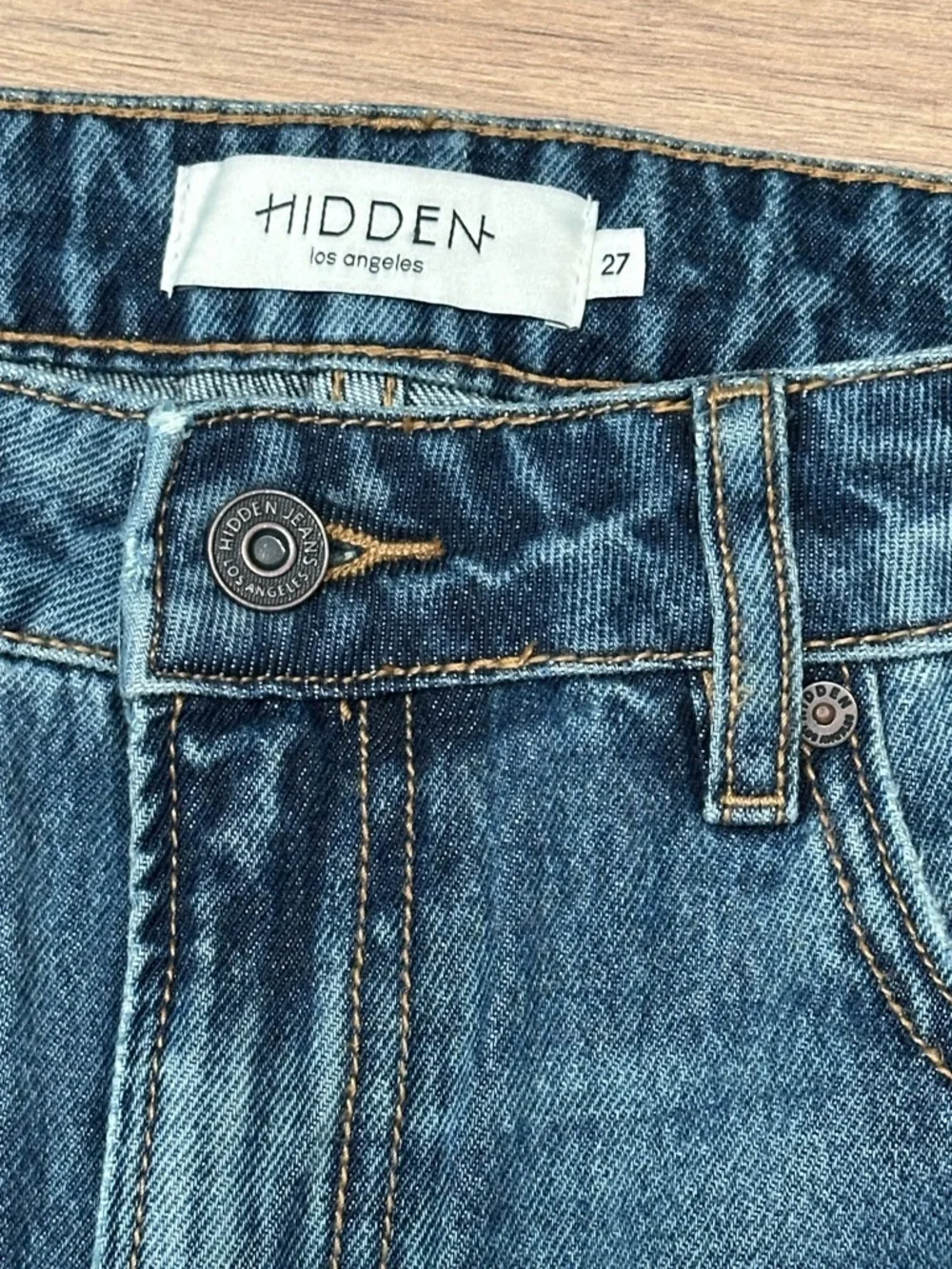Hidden Sammie High Rise Barrel Jean Size 27 - Picture 5 of 12